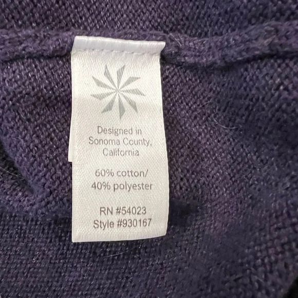 Athleta Hot Toddy Purple Knit Sweater Dress Size SP, Purple Lilac - Picture 5 of 6